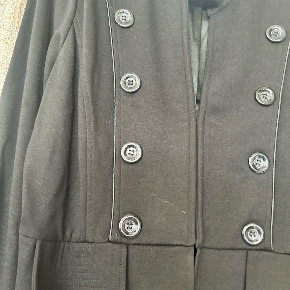 Bleu Bayou ladies xl black with big black buttons blazer - Picture 2 of 6